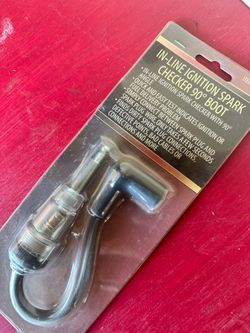 In Line 90 degree ignition checker boot spark