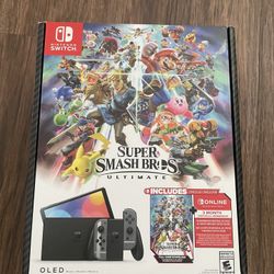 Nintendo Switch OLED Super Smash Bros Ultimate Edition Brand New 