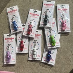 Birthday Bearbrick Keychain