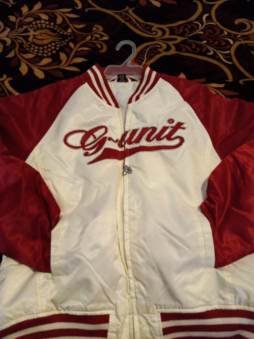 Teens Girl G Unit Red And White Jacket