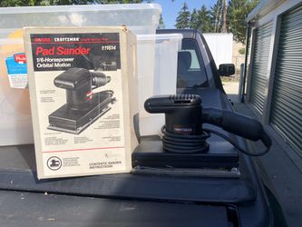 Sears Craftsman Pad Sander, 1/6 horsepower orbital motion, #11614
