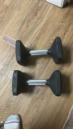 Peloton dumb bells (20 lbs)