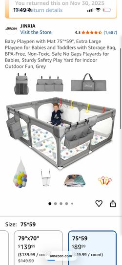 Bay playpen