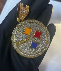 Pittsburgh Steelers Iced Out Pendant