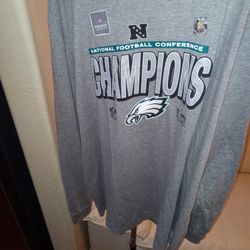 New Philly Eagles Long Sleeve Shirt NFC CHAMPS 3XL