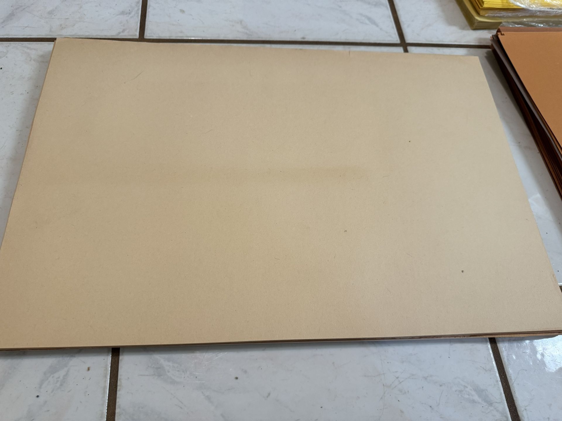 Off-White / Manila-Colored 12x18 Construction Paper