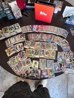 NFL Topps Chrome Lot Collection with 2 Autographs