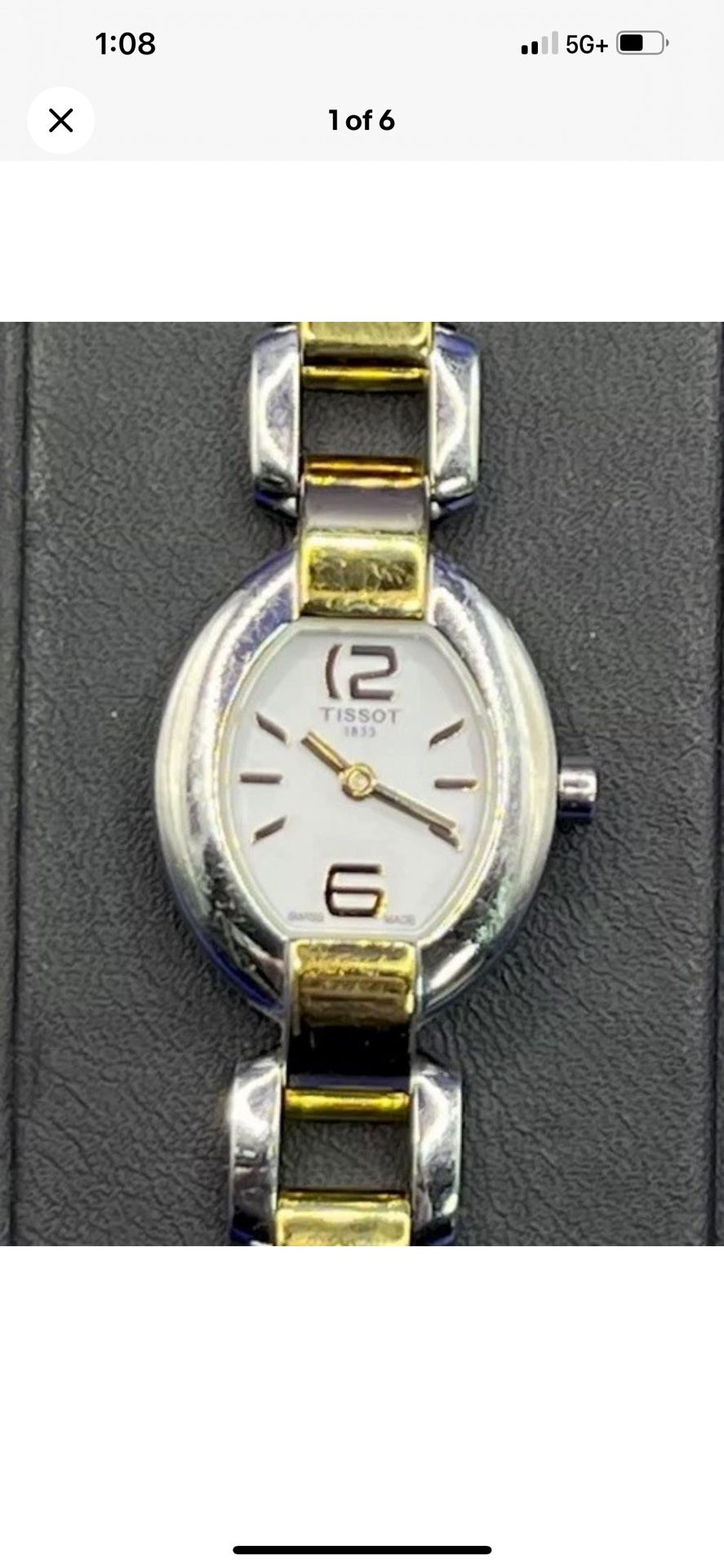 🌕🪩🌕Elegant Vintage Gold Plated TISSOT Ladies Watch Sapphire Crystal🌕🪩🌕