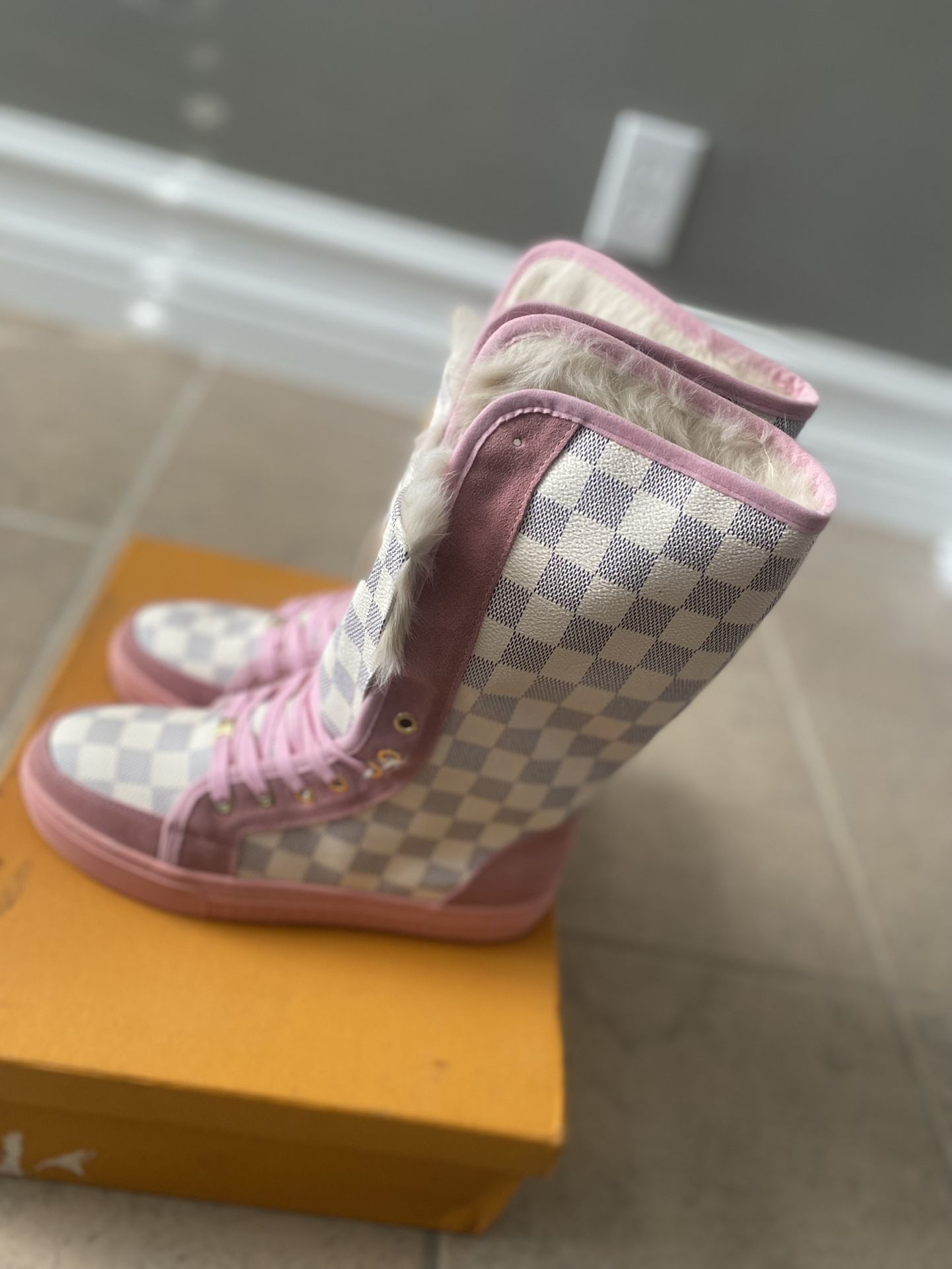 Louis Vuitton Fur Boots Womens