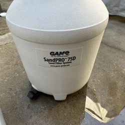 Above ground pool sand filter and skimmer