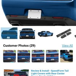 rear blackout tailight covers