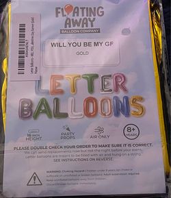 Will you be my gf Balloons