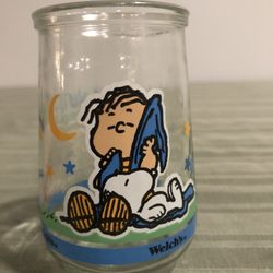 2 Peanuts Welch's Collectible Jars (1990s)