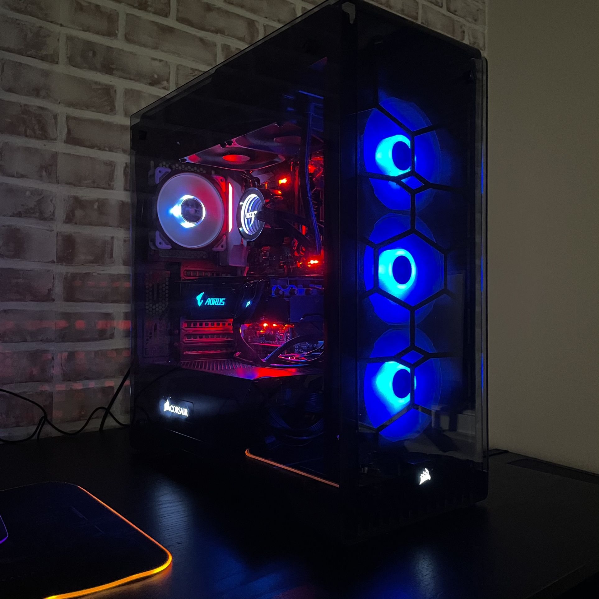 OVERKILL Gaming PC Streaming Setup Aorus 1080 Ti 11gb I7 16gb Ram overkill-gaming-pc-streaming-setup-aorus-1080-ti-11gb-i7-16gb-ram