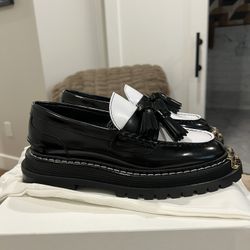 Sandro Loafers / Size 37 / Noir / Blanc