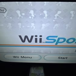 Nintendo Wii With Wii Sports
