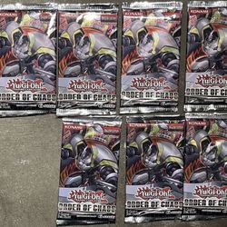 Yu-GI-Oh! Order Of Chaos (1st Edition) Booster Pack x7