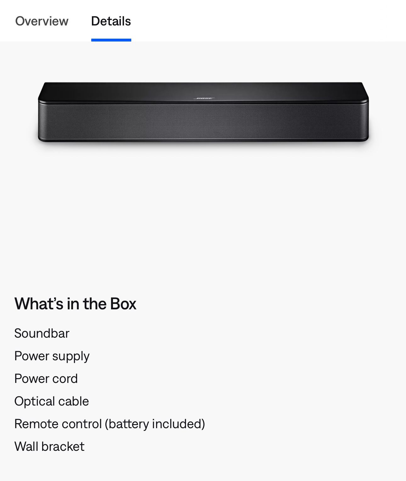 Bose Solo Soundbar Series II