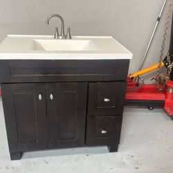 36” Cabinet With Sink