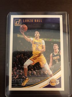 Lonzo Ball Donruss Card