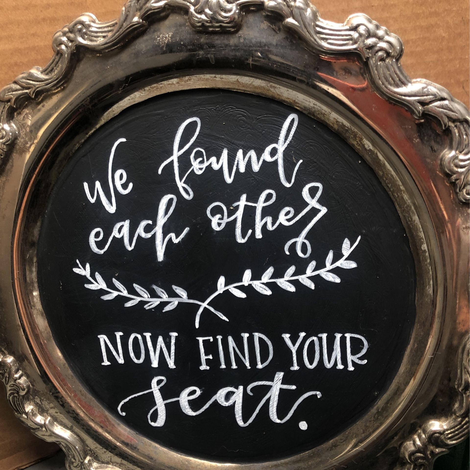 Wedding Seating Chart Display