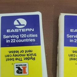 Eastern Airlines Playing Cards 
