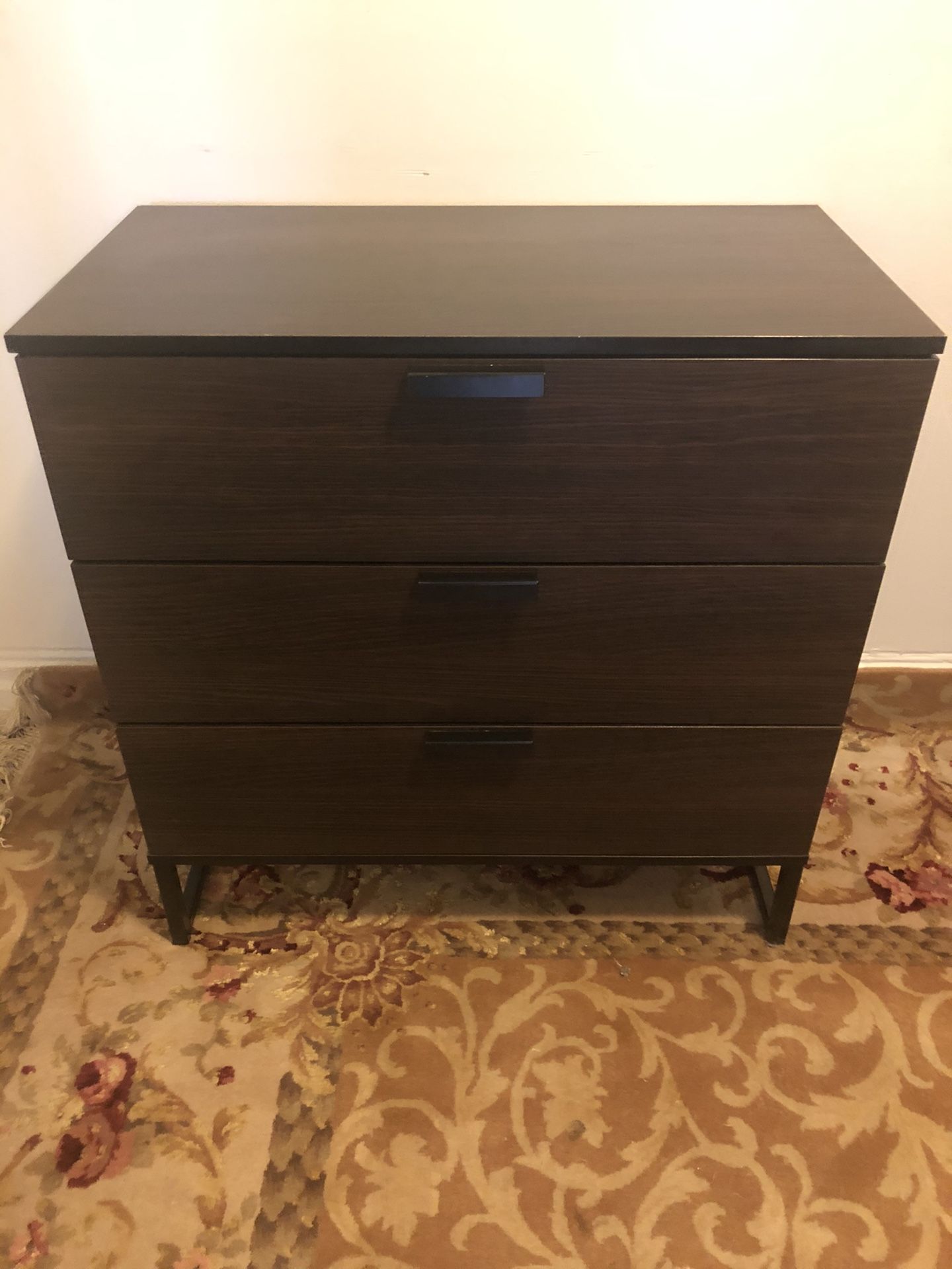 Bit Small 3 Drawer Dk. Brown Dressers - Like New Cond. - Delivery Available