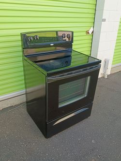Whirlpool Black Electric Stove