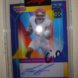 1/1 Chase BROWN Rookoe Card (Cincinnati Bengals)