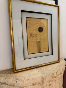 Sergio Orozco architectural fine art framed