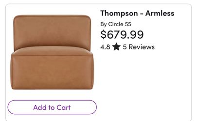 Thompson Armless Modular Chair