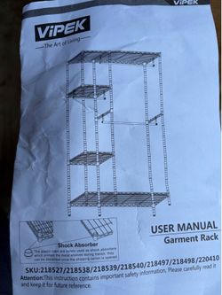 White clothing rack