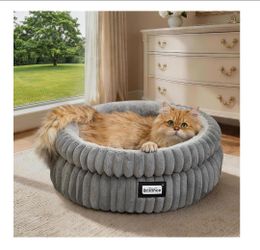 Balance Round Plush Pet Bed