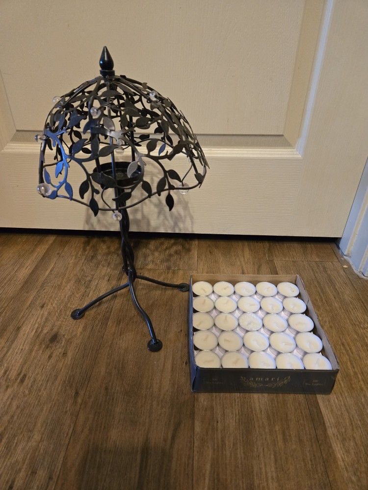 Tealight Candle Lamp Holder + Tealights