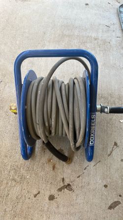 Cox hose wheel and 100 foot 3/8 4000 psi pressure washer hose