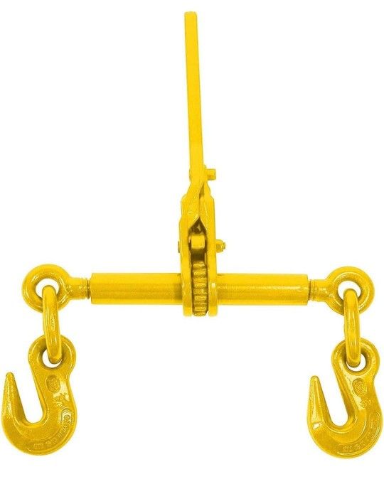 5400 LBS Working Load Limit Ratchet Load Binder for 5/16" x 3/8" Chain Tie Down Hauling Truck Loads Towing Applications Cargo Flatbed Trailers