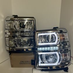 14 2015 Chevy Silverado Headlights