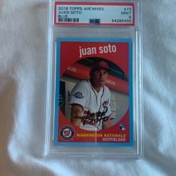 Juan Soto Rookie Trading Card