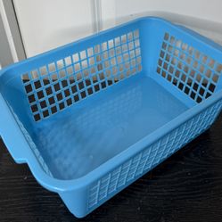 blue smedium basket organization
