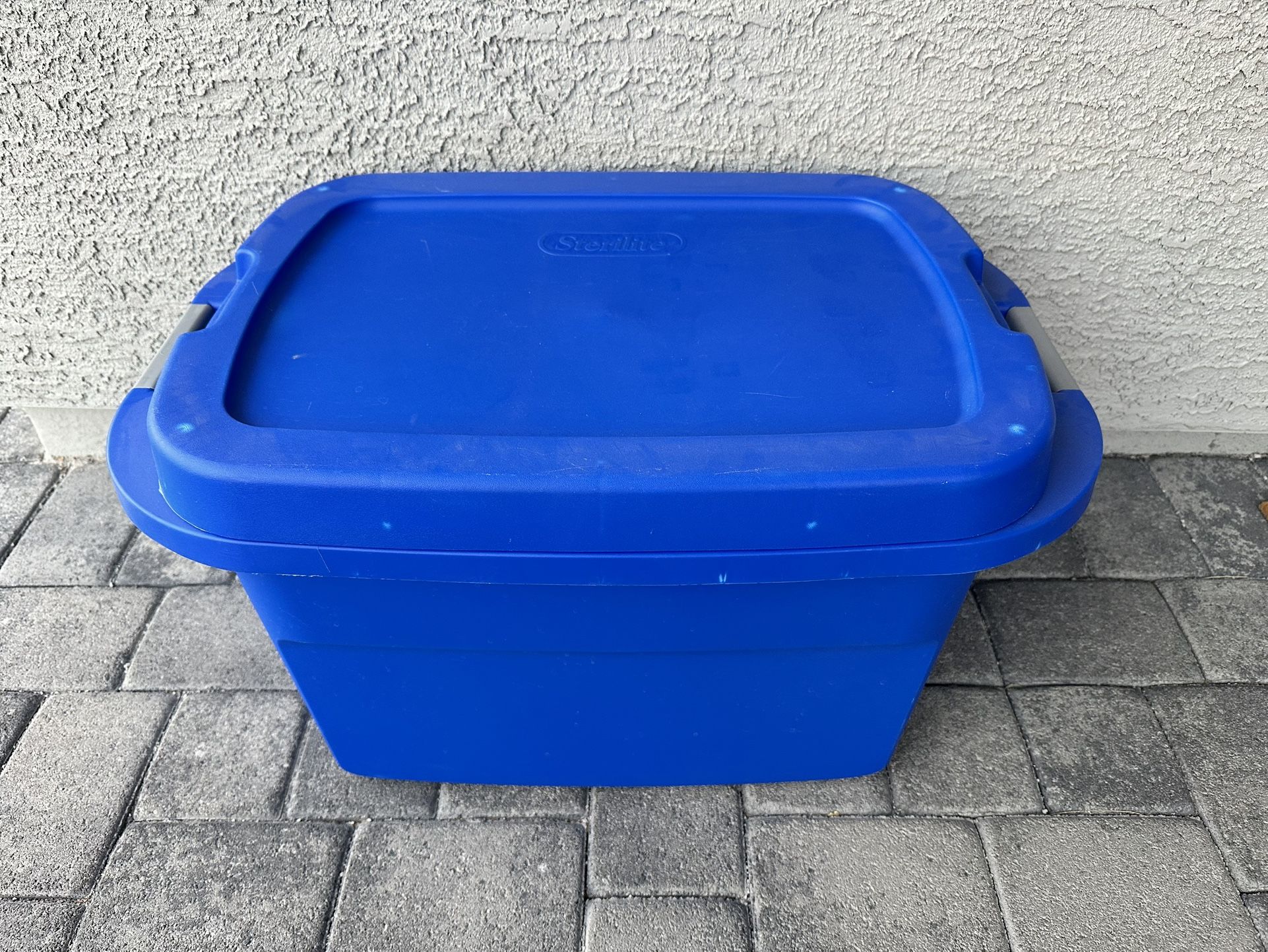 Blue Sterilite Storage Heavy Duty Container