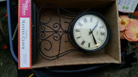 Wrought-iron Mantel Clock