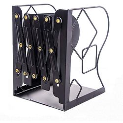 Adjustable Bookends Nonskid Book End for Heavy Books Holder for Desk Book Stand Heavy Duty Bookend Book Organizer Binder Holder