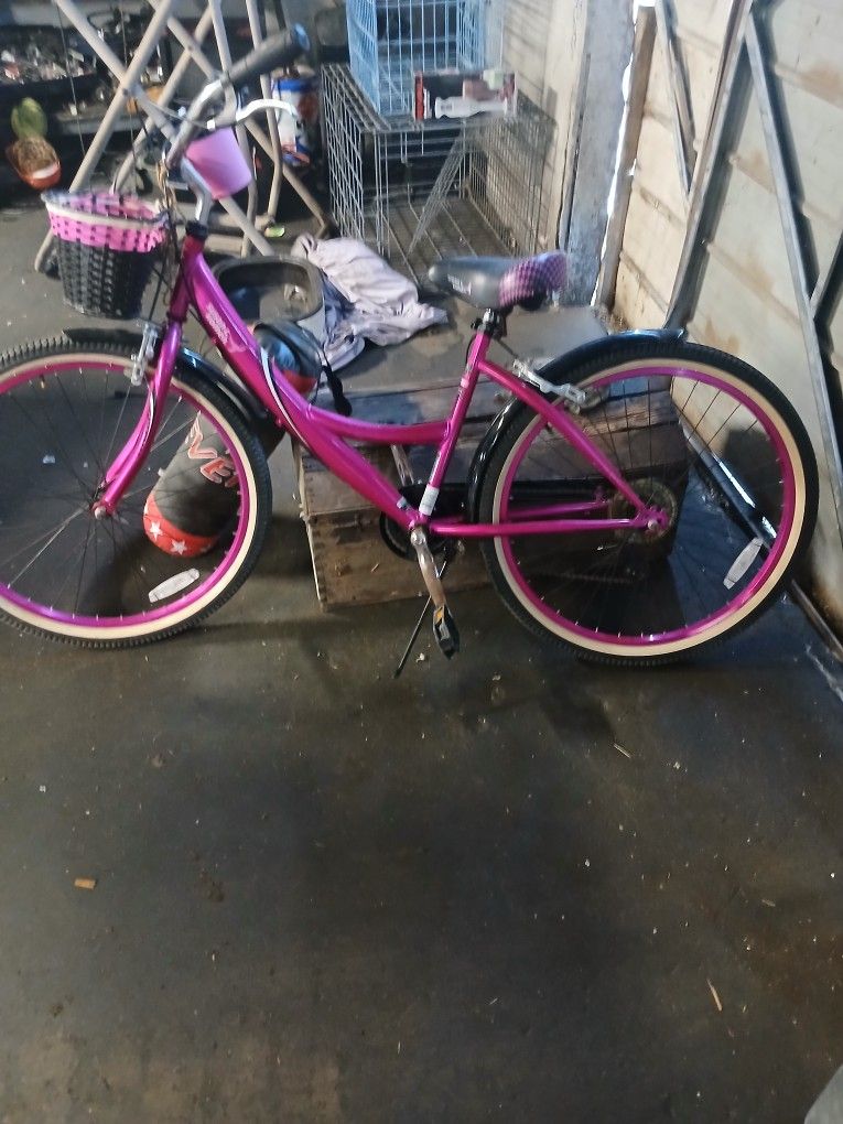 Beach.
Cruiser, good condition $75