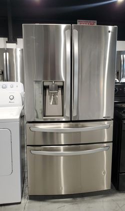 LG 4 Door Stainless Steel Fridge
