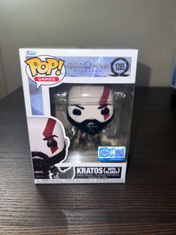 EXCLUSIVE Kratos (with Blades) God of War Funko Pop #1285 Playstation Video Games Gaming Ragnarok