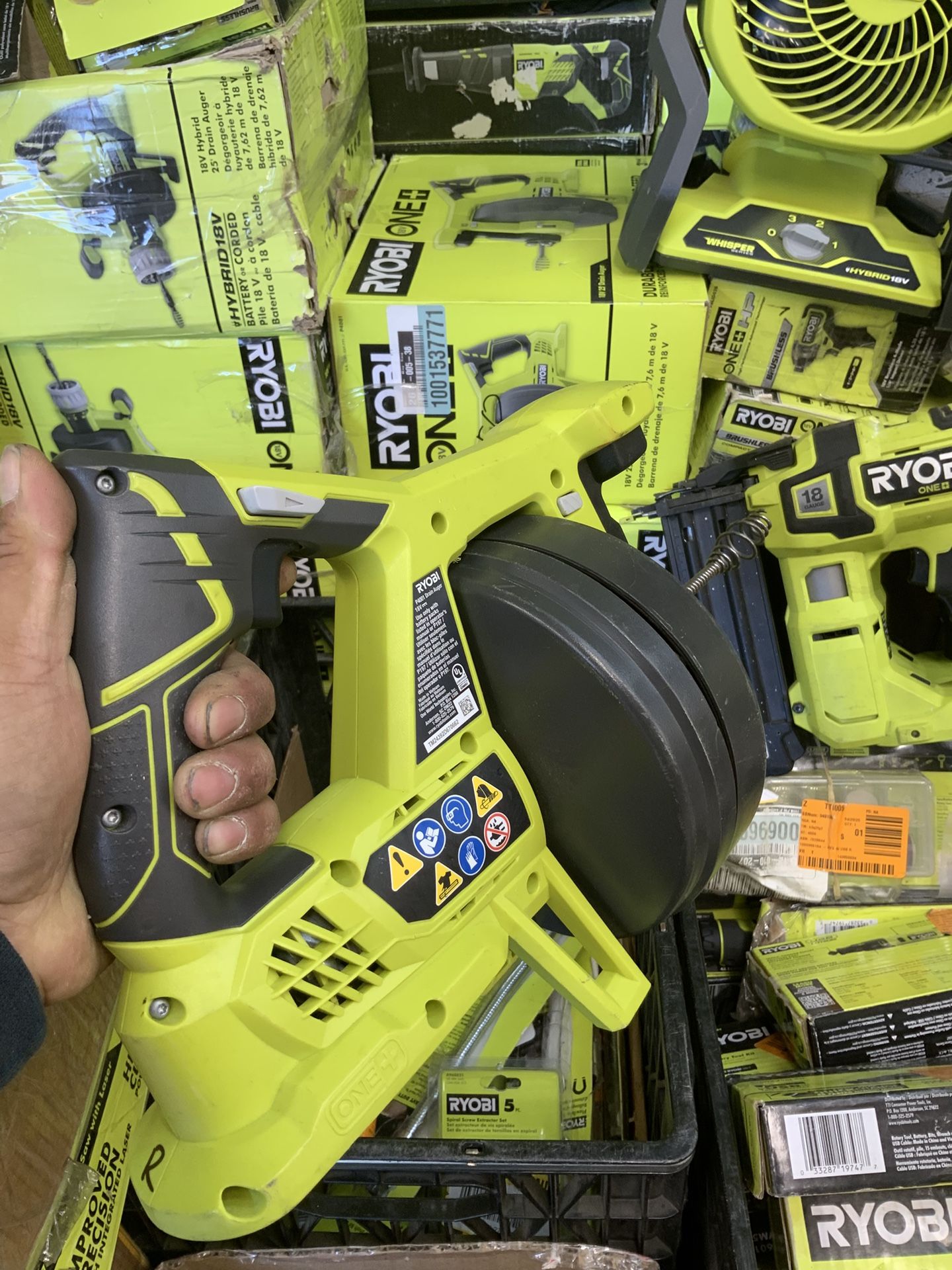 Ryobi 18v Drain Auger