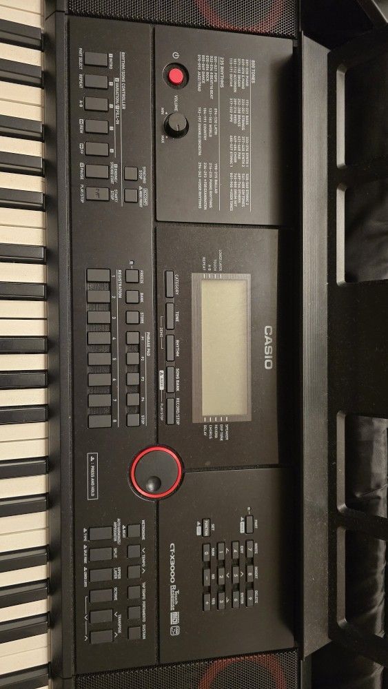 Casio CT- X3000 61-key Keyboard With Paddle and Groove Pak Padded Case