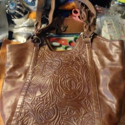 The Sak Leather Tote Bag 
