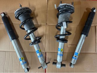 2019 and newer Chevy 1500 Bilstein 5100 leveling struts with matching shocks INSTALL INCLUDED!