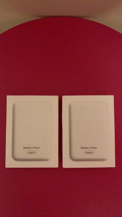 2 Brand New Apple IPhone Magnetic Power Bank MagSafe Battery Pack Wireless Fast Chargers